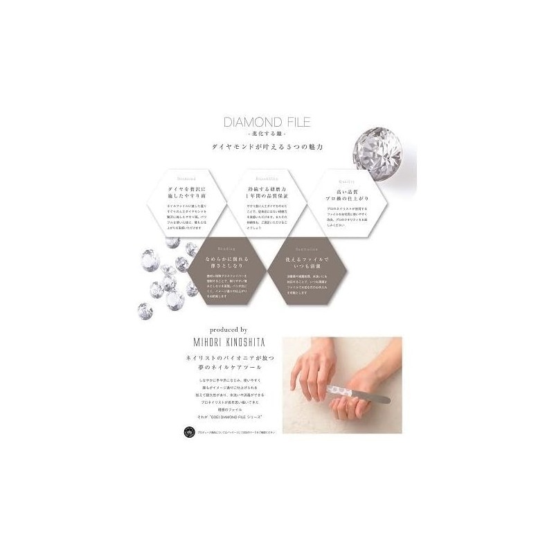 GOEI DIAMOND Diamond Nail File Carry (Gladot)