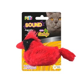 Fancy Pets Juguete para Gatos Sound Cardenal Rojo Adicionado con Catnip