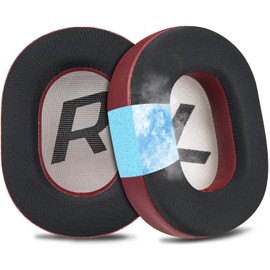 SOULWIT Cooling Gel Earpads Replacement for Plantronics BackBeat Pro 2, Voyager 8200 UC Headphones, Ear Pads Cushions with High-Density Noise Isolation Foam (Burgundy)