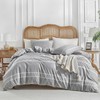 Lekesky Grey Single Duvet Cover Set Bedding Sets - Bohemian