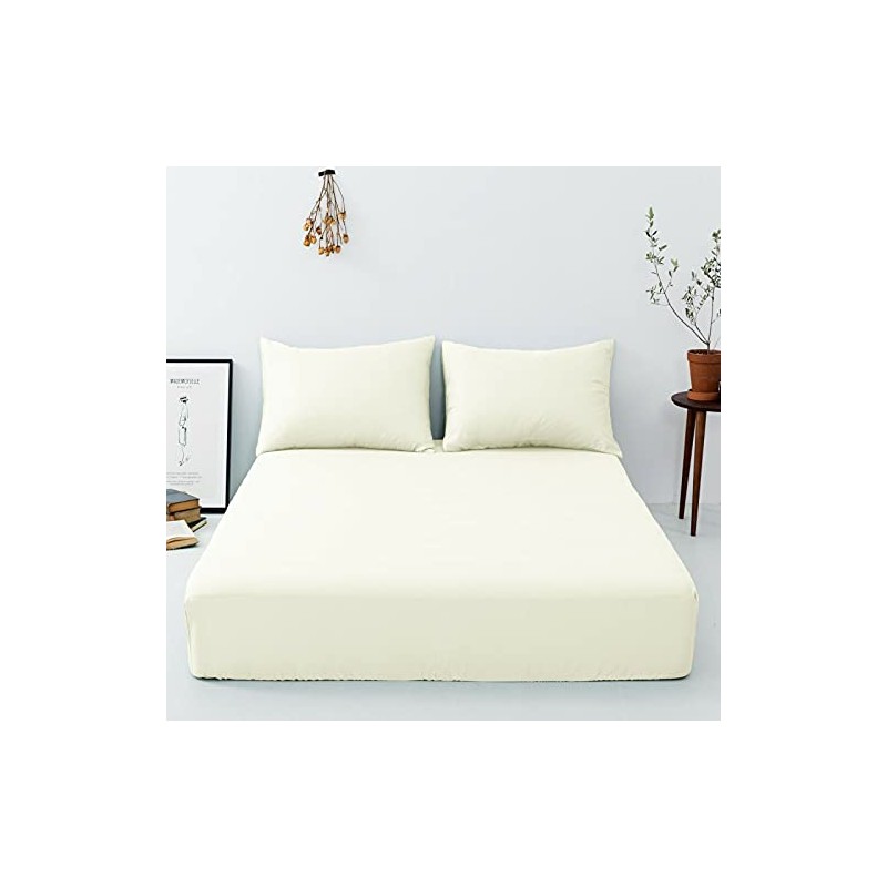 Extra Deep Fitted Size 16"/40 CM Percale Single, Double, King,