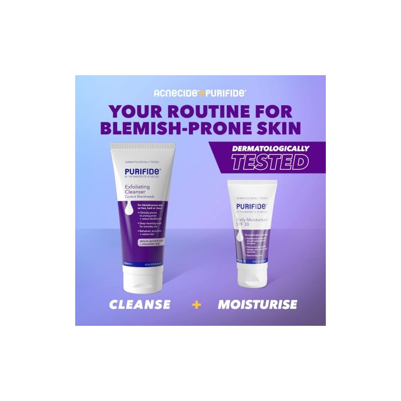 Purifide by Acnecide Exfoliating Cleanser 120ml