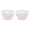 NUK Newborn Orthodontic Pacifiers, Girl, 0-2 Months, 2-Pack