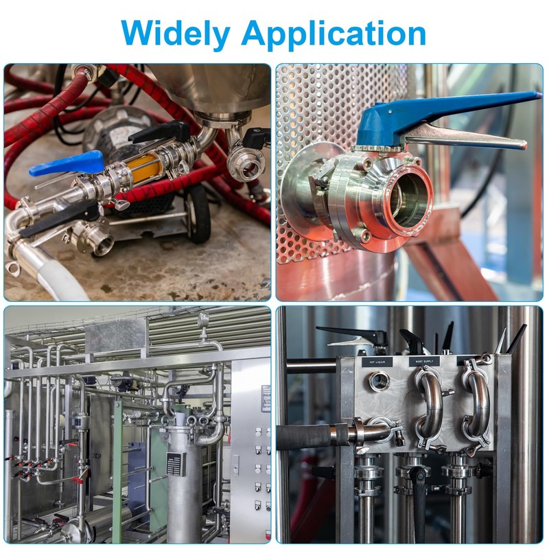 PATIKIL 10個 トライク ランプガスケット 25.4mm OD 15.9mm ID サニタリーTC トライク