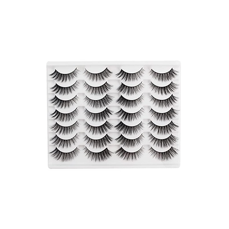 Glowingwin Cat Eye Lashes Eyelashes Dramatic Eyelashes Long Fluffy False