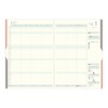 Midori Double Schedule Notebook, 2026 B6 Monthly Money Blue-green 22386006