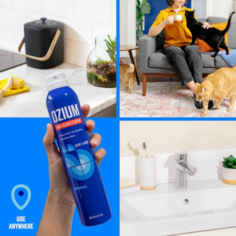 Ozium® 3.5 Oz. Air Sanitizer & Odor Eliminator for Homes,