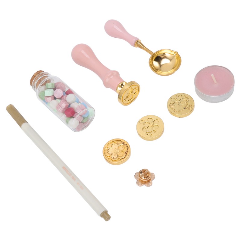 Seal Stamp Kit Replaceable Stamp Patterns Wax Seal Stamp Kit