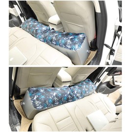 YOUTALLY Car Mattress Sleeping Mat Inflatable Back Seat Gap Pad Car Mattress Rear Seat Gap Pad Airbed Cushion Compact Portable for Car Travel (Sport Blue)
