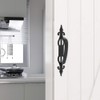 CCJH Sliding Barn Door Pull Handles Gate Handles Frosted Black