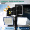 Gebosun 2 Pack 100W Solar Flood Light Outdoor, 13000LM 6000K