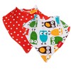 Nuby 2-pk Dribble Catcher Bandana bibs, Super Absorbent Drool Bib