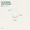 Vegetology Vegan Vitamin D3 2500iu Chewable Tablets - Vegan and