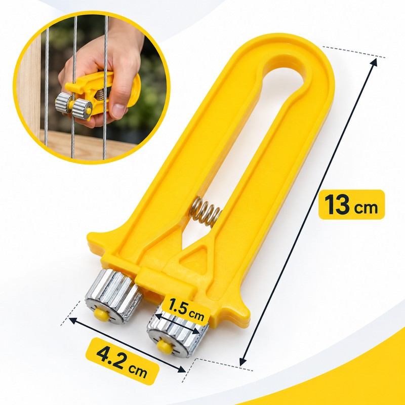 Beehive Frame Wire Tensioner with Plastic Handle – 1 Piece,
