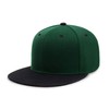 CHOK.LIDS Flat Bill Visor Classic Snapback Hat Blank Adjustable Brim