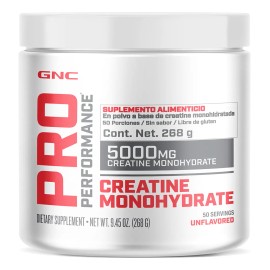 Gnc Pro Performance Creatina Monohidratada 5000 Mg - 268 G Sabor Sin Sabor