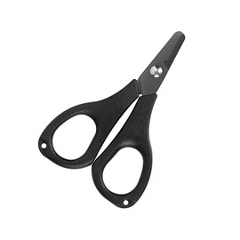 DreaModes PE Line Cutter Scissors, Fishing Spassiers, Scissors, Multi-Fish Scissors, Heavy Duty Titanium Coated, Rust Resistant, Portable Scissors, Portable, Convenient to Carry, Knurled Blade, Round