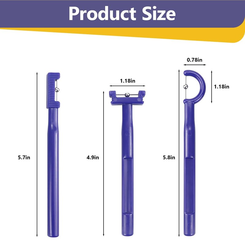 Tongue Exercise Tool, 3-Piece Tongue Tips Exercise Device, PP Tongue