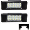KaTur 2x White 18SMD LED License Plate Light For P