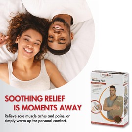 Veridian Healthcare TheraCare Deluxe XL Moist or Dry Heating Pad, Brown, Universal (24-510)