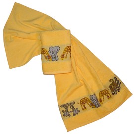 Dyckhoff AFFE Children's Terry Towel Set 2 Hand Towels 50 x 100 cm 100% Cotton Oeko-Tex Standard 100 450 g/m²