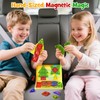 STEM MATCH Mini Magnetic Tiles for Kids Ages 4-8, 40PCS