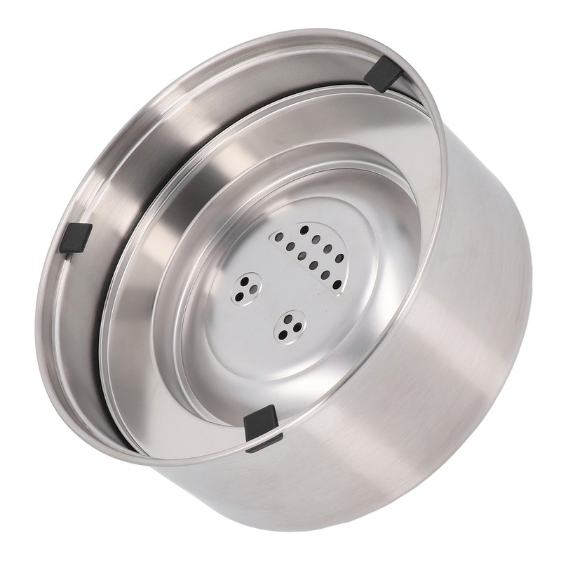 Dog Water Bowl Dispenser 304 Stainless Steel Spill Proof 3L