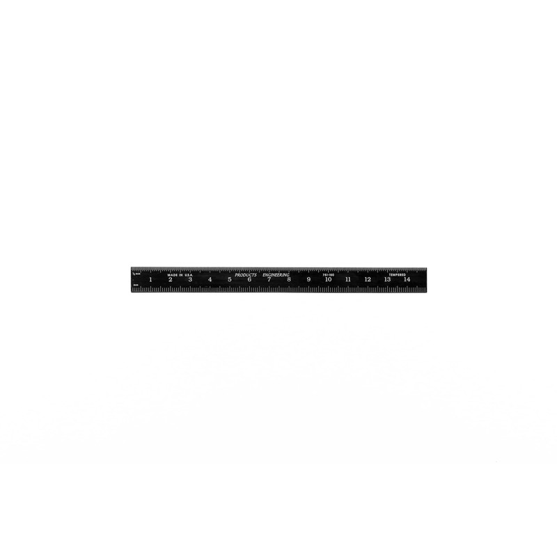 PEC Tools 751-150EZ, 150mm Flexible Ruler, Metric (mm, 0.5mm,mm,0.5mm),Made in
