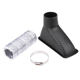Carbon Fiber Universal Car Turbo Turbine Inlet Pipe Air Funnel