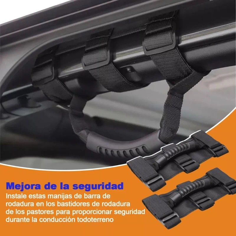 Par Agarraderas Roll Bar Jeep Wrangler Accesorios