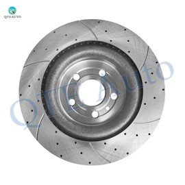 PM Auto Front 352mm Drilled Slotted Brake Disc Rotors For 2013-2019 Ford Flex