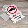 SG Store 2PCS Robot Lawnmower Warning Signs 300x200mm Aluminium Composite