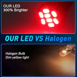 WINETIS 5X t10 led Instrument bulb Gauge Cluster Dash Panel LED Dashboard LED Light Bulbs Kit Replacement for Chevy 1973-1987 C10 C20 C30 Truck, Replacement for Mazda Miata MX-5 1999-2005, Bright Red