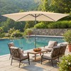6.6 x 10 ft Rectangular Patio Umbrella, Outdoor Market Table