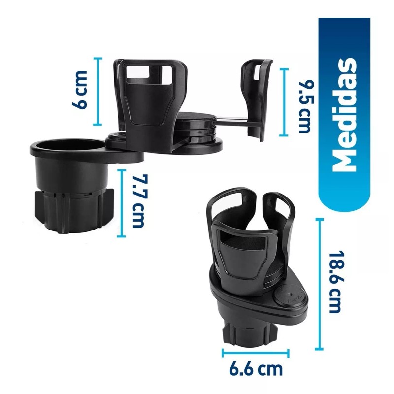 Bluelander Saldo Organizador Portavasos Automóvil Bebidas Universal