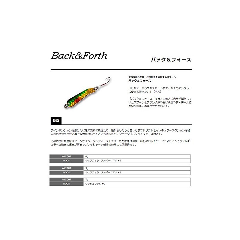 SMITH LTD Spoon, Back & Force, 0.2 oz (5 g),