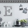 Qunclay 5.7 Inch Crystal Diamond Letters Shiny Letters Decor Hanging