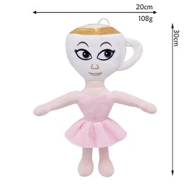 Tung Tung Tung Sahur Pillow for Kids Adults Italian Brainrot Pillow Tralalero Tralala Throw Pillow for Home Decoration, Princess Cappuccino