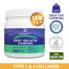 Grass-Fed Gelatin Powder, 1.5 lb. Cooking and Baking. Gummies Desserts.