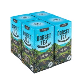Dorset Tea Earl Grey Tea Bags 4 Boxes x 20 Tea Bags (80 Tea Bags Total) 100% Rainforest Alliance Earl Grey Tea Bags
