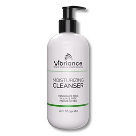 Vibriance Moisturizing Cleanser, Oil-to-Foam Face Wash with Niacinamide, Shea Butter for Mature Skin - Hydrating Gentle Facial Cleanser, Sensitive Face Wash, Sulfate-Free, 12 fl oz