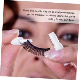 FRCOLOR 10pairs False Eyelashes for Women Natural Look Makeup Extensions Comfortable Flexible for Parties Events and Daily Wear Easy to Apply Reusable Lashes