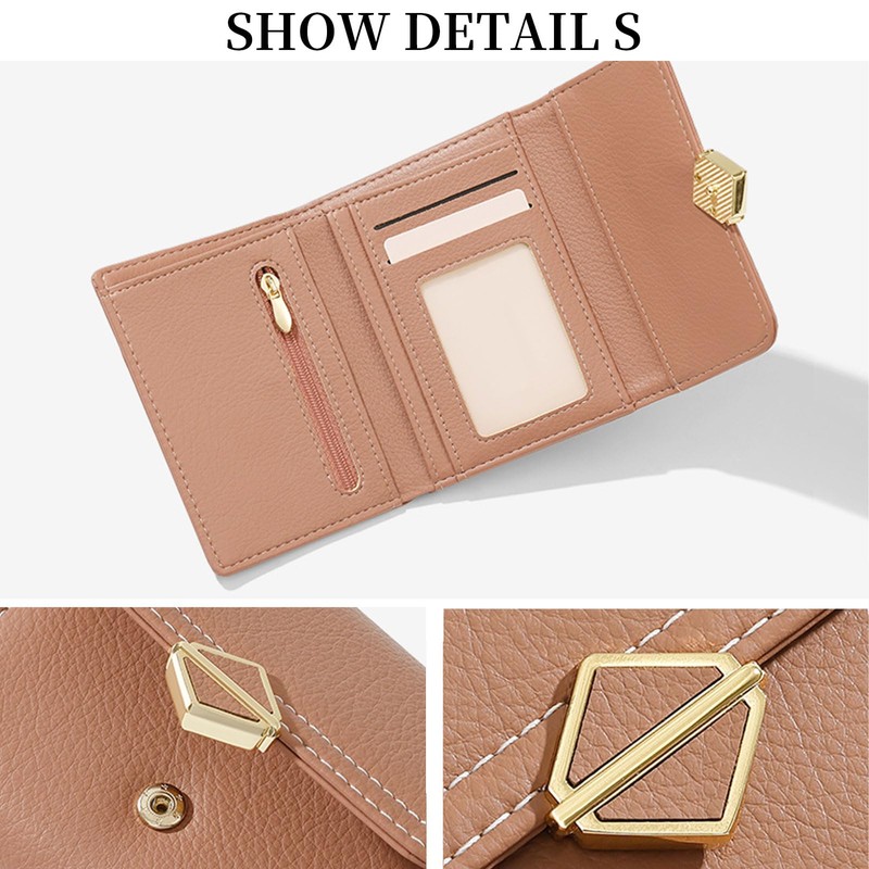 LEEXTON Women's Small and Short Format Wallet with RFID Blocking