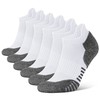 Closemate 6 Pairs Sport Trainer Ankle Socks for Men Low