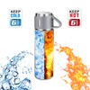 Stainless Steel Thermo 16.9oz Vacuum Insulated Bottle with Cup for