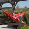 Vivere Double Polyester Mesh Hammock 400 lb Capacity, Punch and