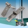 2 Pcs Piano Hinges Continuous Hinge Butt Hinges Stainless Steel