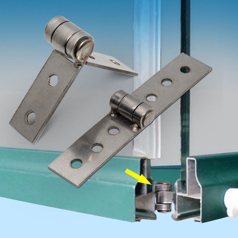 2 Pcs Piano Hinges Continuous Hinge Butt Hinges Stainless Steel
