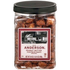 H.K. Anderson Peanut Butter Filled Pretzel Nuggets 24 oz Pack of 8