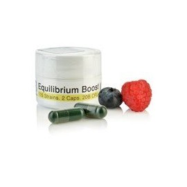 Equilibrium Boost MegaDose Probiotic Supplement High Dose Starter with Prebiotic – 20 Billion CFU Time Release - 2 Easy to Swallow Capsules - Highest Strain Count in The World - 115-Strains